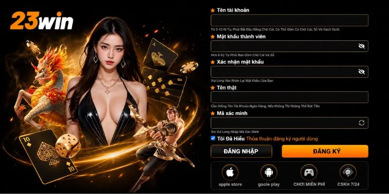Trang chủ 47 23WIN hướng dẫn quy trình đăng ký tài khoản và nhận thưởng nạp đầu 188K dành cho thành viên mới